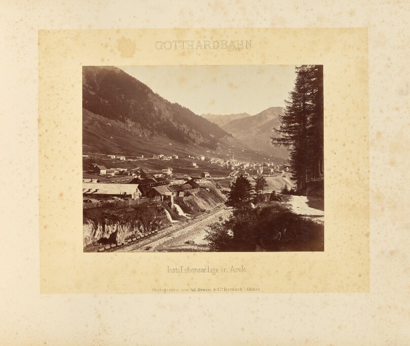 Gotthardbahn: Installationsanlage in Airolo
