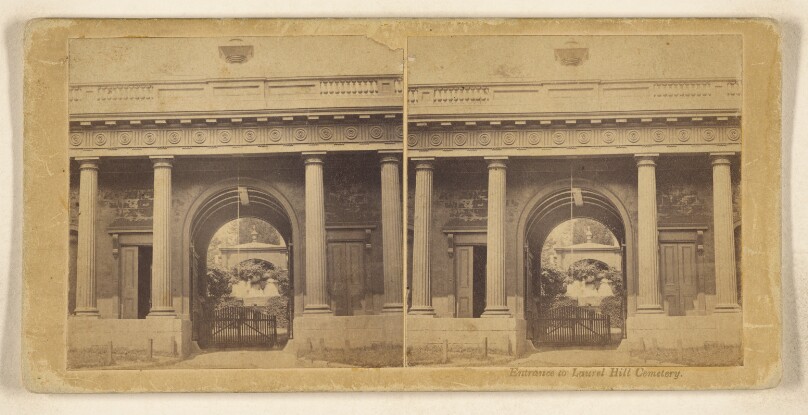 Entrance to Laurel Hill Cemetery. [Philadelphia, Pa.]
