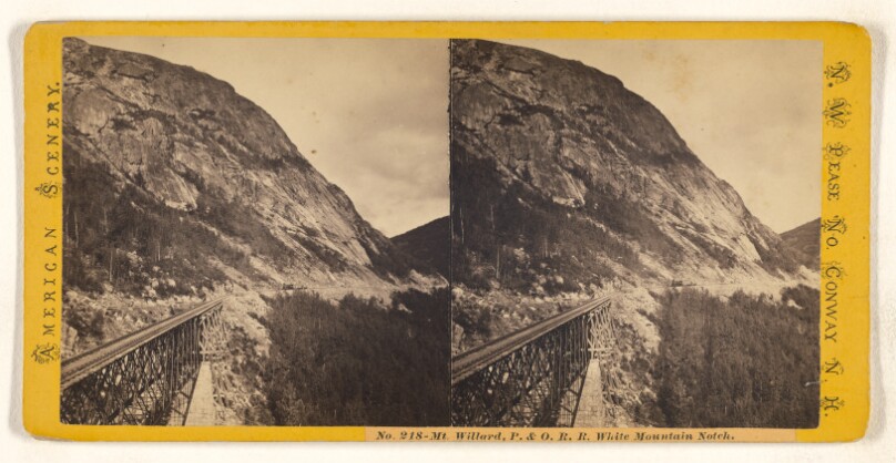 Mt. Willard, P. & O.R.R. White Mountain Notch.