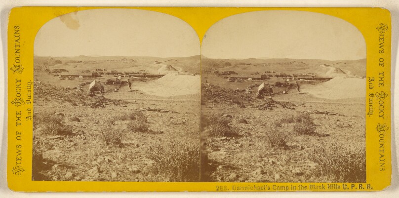 Carmichael's Camp in the Black Hills U.P.R.R.