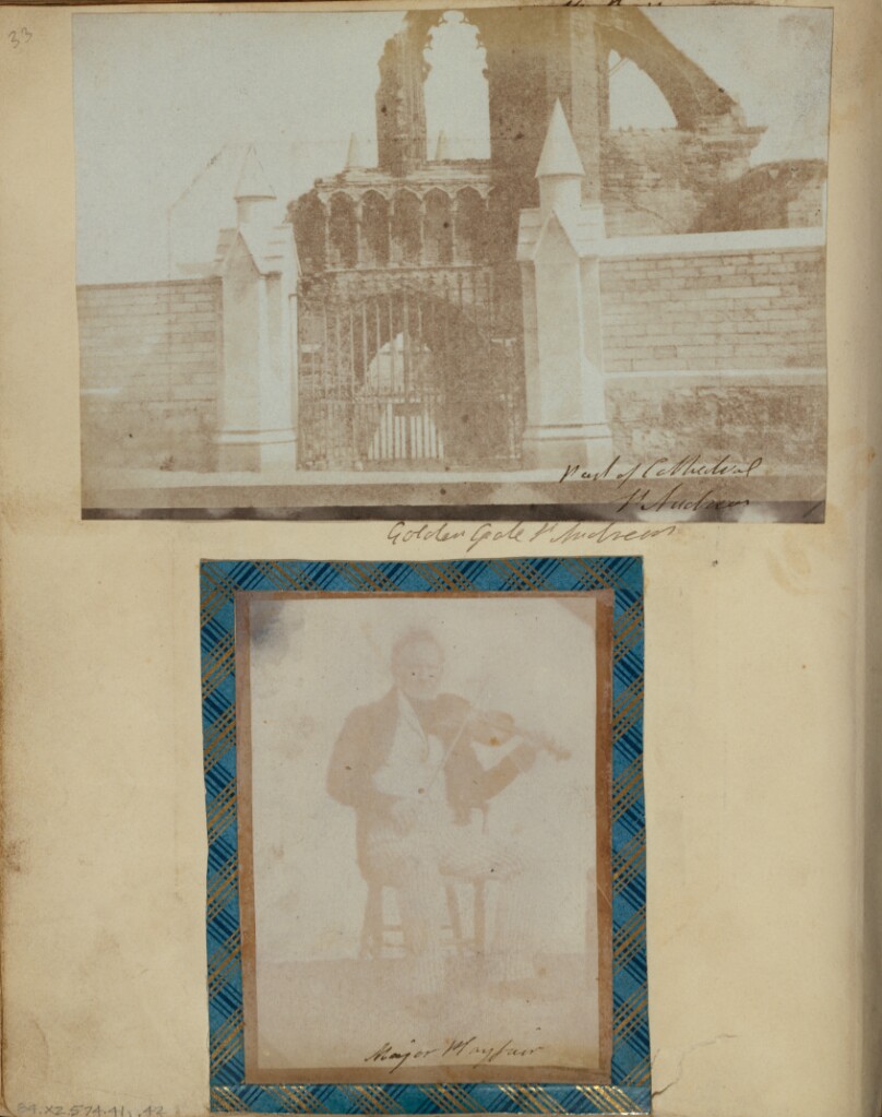 The Entrance Gate and West Front of St. Andrews Cathedral.