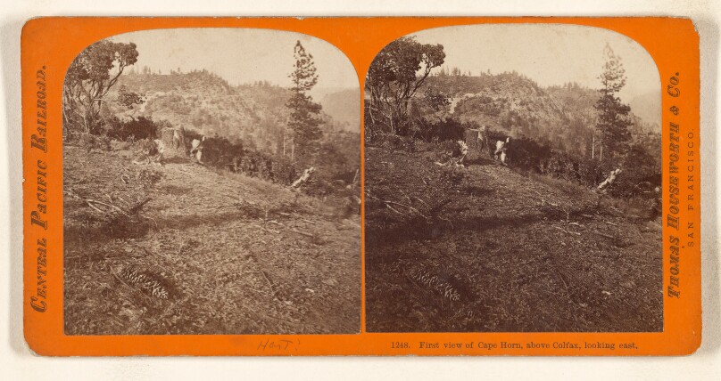 First view of Cape Horn, above Colfax, looking east.