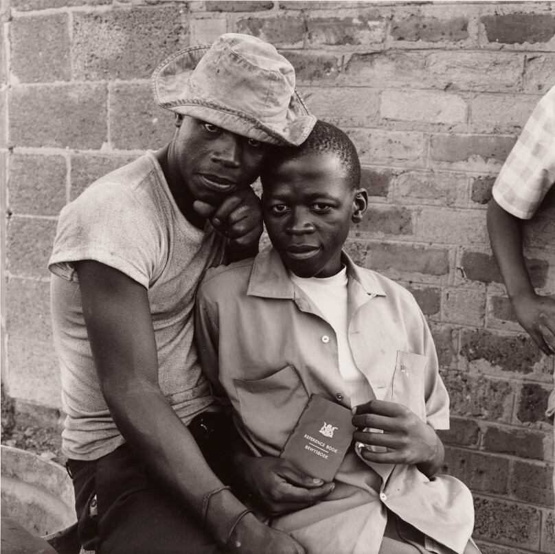 Young Men with dompas, White City, Jabavu, Soweto
