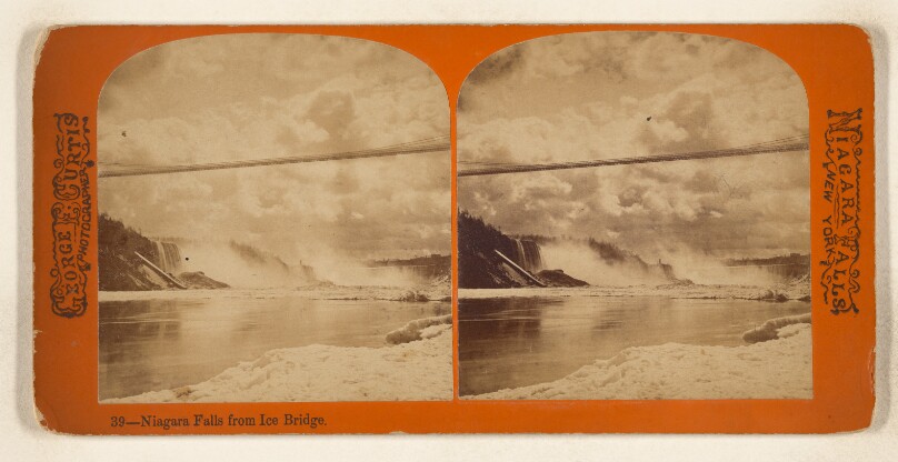 Niagara Falls from Ice Bridge. [Niagara Falls, New York]