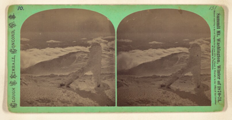 Looking Down Tuckerman's Ravine. [Mt. Washington, N.H.]