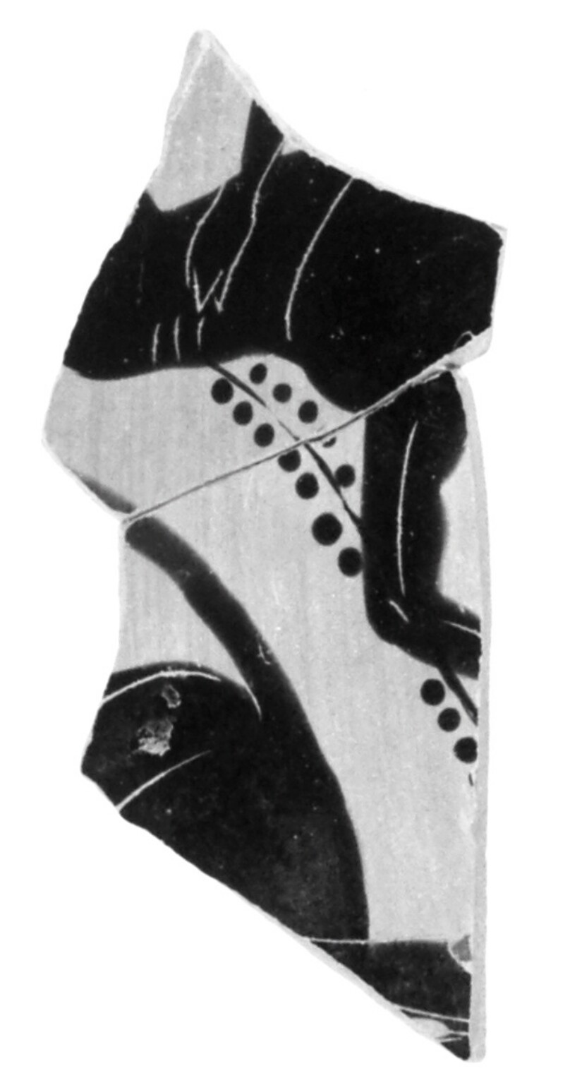Attic Black-Figure Neck Amphora Fragment (comprised of 2 Joined Fragments)