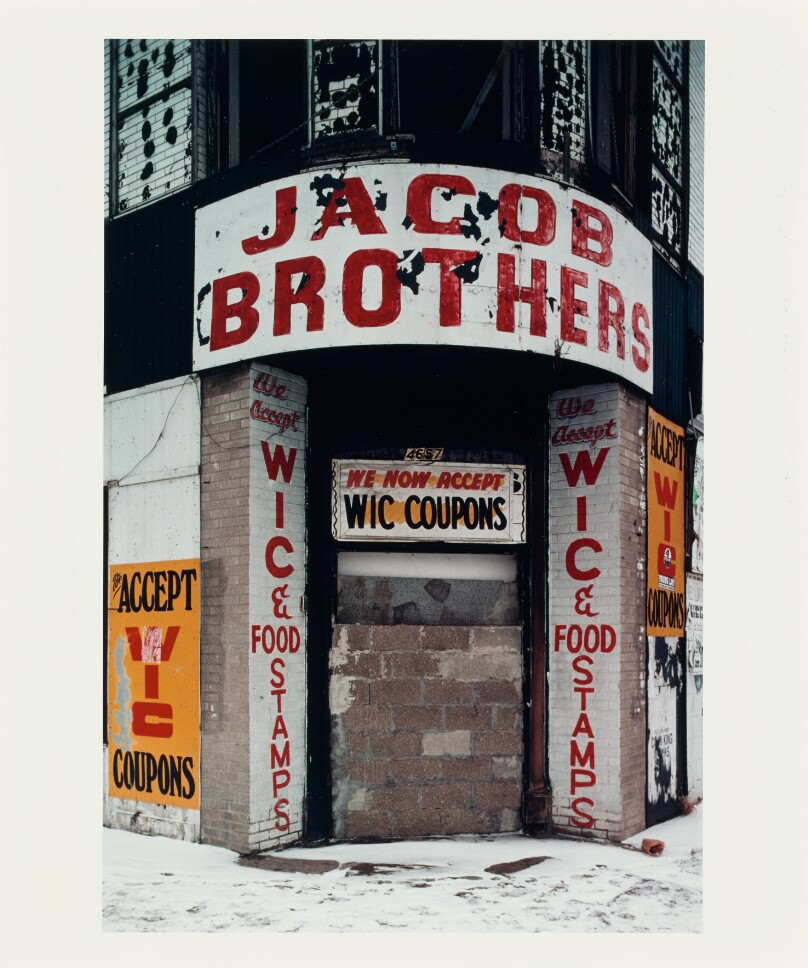Front Entrance to a Grocery Store, West Side Chicago