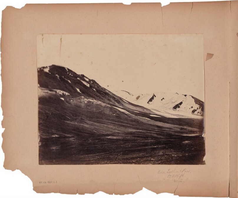 The Bara Lacha Pass, No. I. 17,500 Feet above the Sea Level