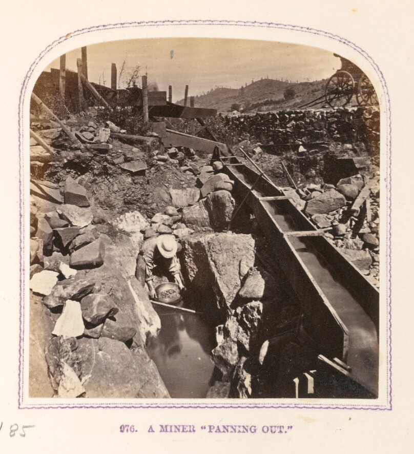 A Miner "Panning Out"