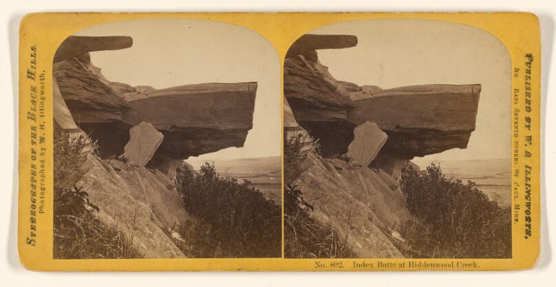 Index Butte at Hiddenwood Creek. [Black Hills]