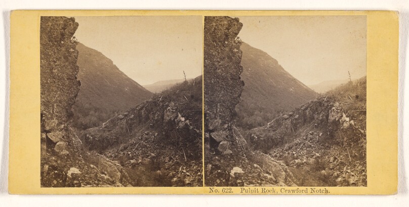 Pulpit Rock, Crawford Notch.