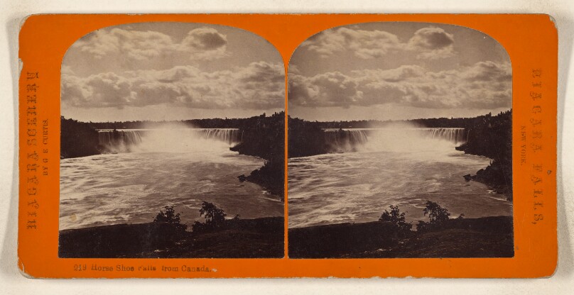 Horse Shoe Falls from Canada. [Niagara Falls]