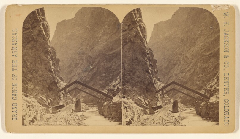Grand Canon of the Arkansas, The Royal Gorge.