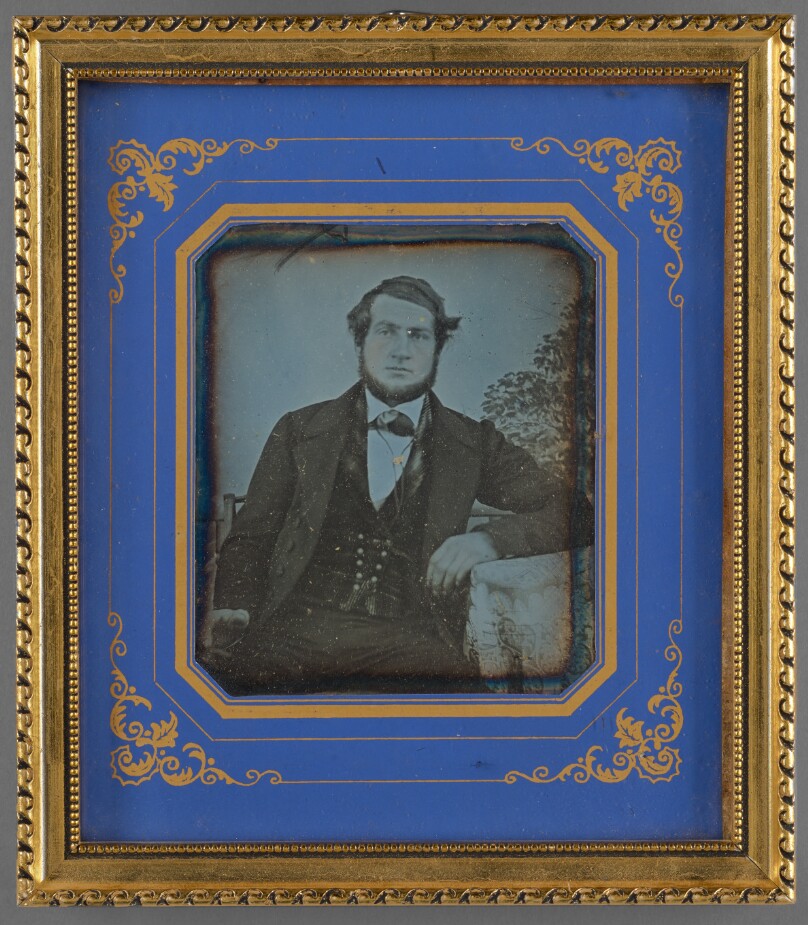 [Portrait of a Seated Man with Chin Beard]