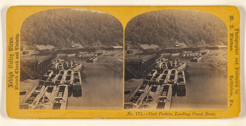 Coal Pockets, Loading Canal Boats.
