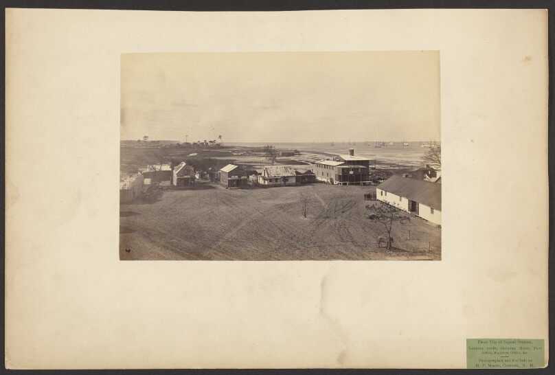 From Top of Signal Station, Looking north, showing Hotel, Post Office, Express Office, &c.