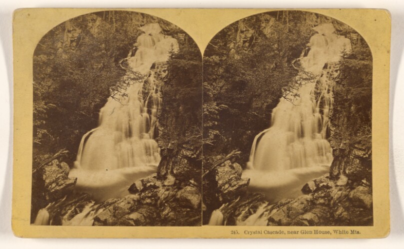 Crystal Cascade, near Glen House, White Mts.