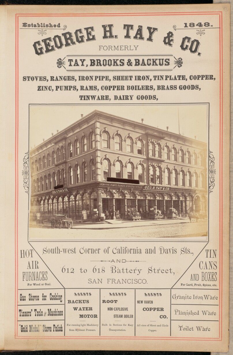 [George H. Tay & Company, San Francisco]