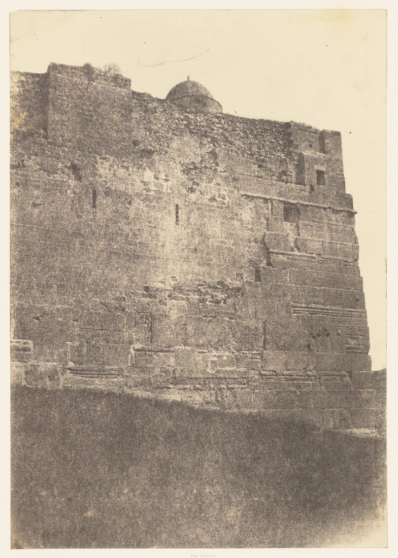 Jérusalem. Enceinte du Temple. Face Sud de l'angle Sud-Est