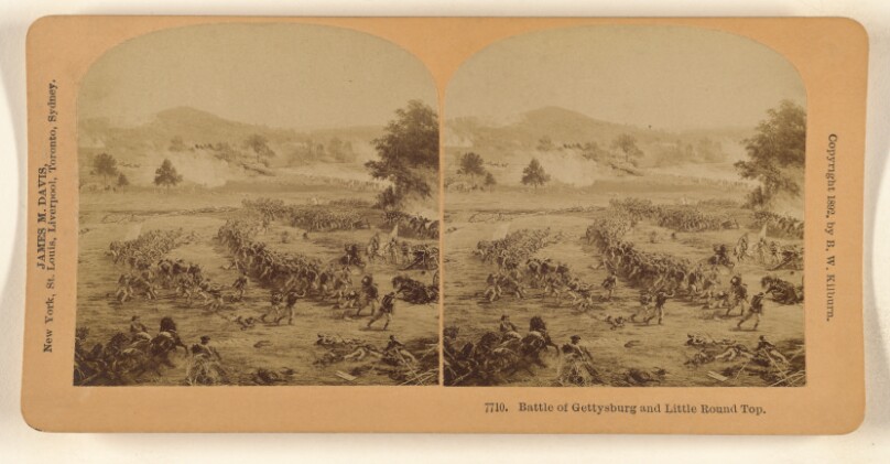 Battle of Gettysburg and Little Round Top.