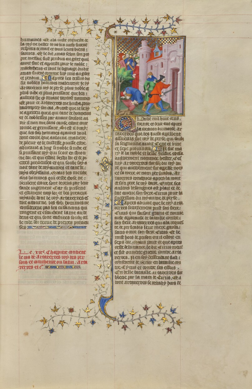 The Sons of Artaxerxes, King of the Persians, Killed for Conspiring Against Their Father