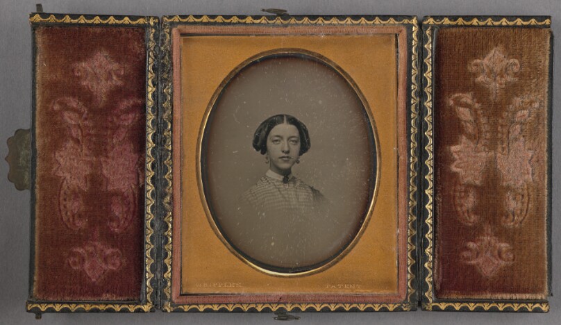 [Vignetted portrait of a woman]