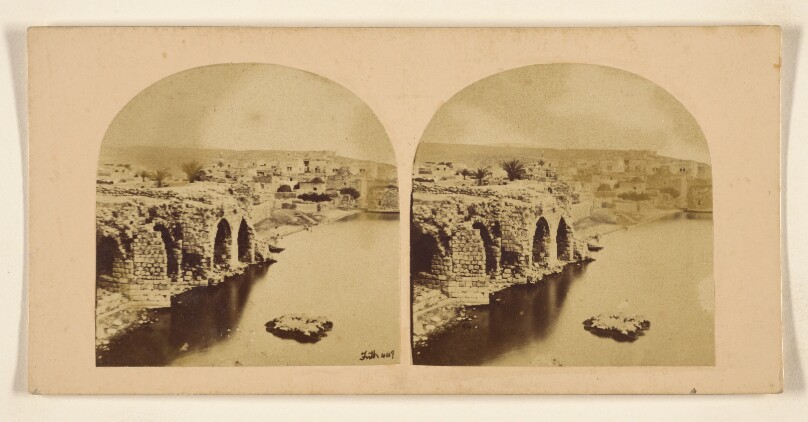 Tiberias, Seen from the south, on the shore of the lake, looking in a north-west direction toward the Mount of Magdala...