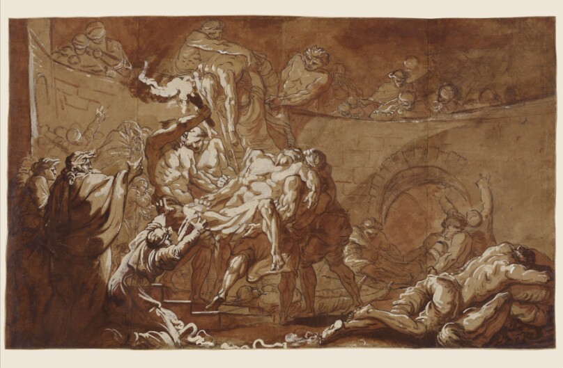 Tobias Burying the Dead