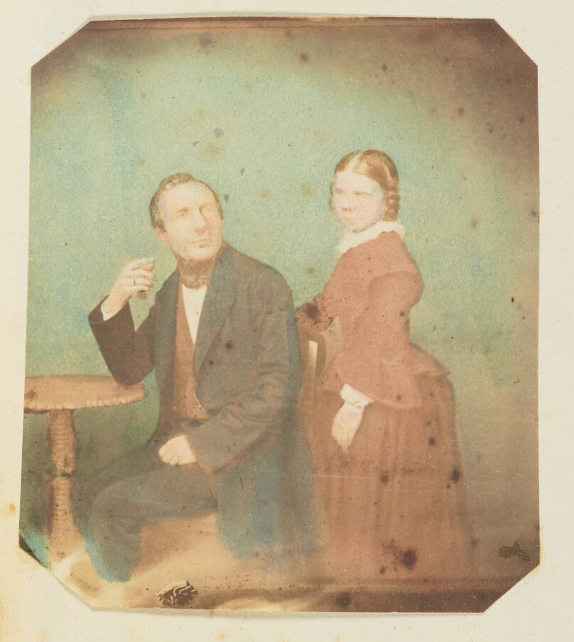 [Portrait of a man and woman]