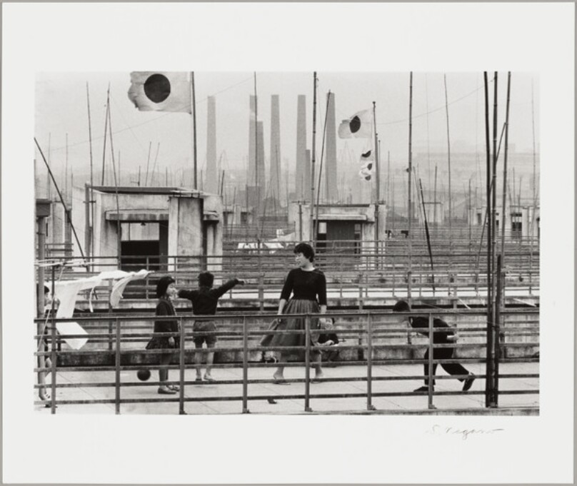 Family on public holiday, Yahata Steelworks, Fukuhou