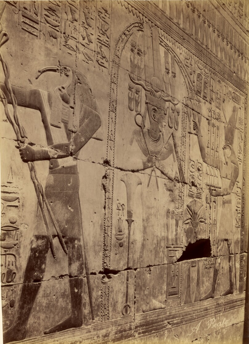 Relief of the Purification of Seti I, Abydos
