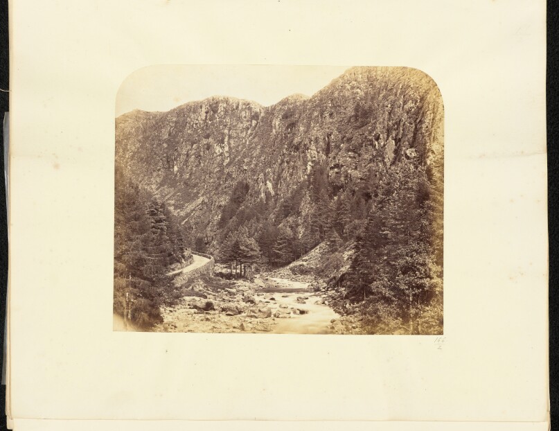 [View of Mountain and River]