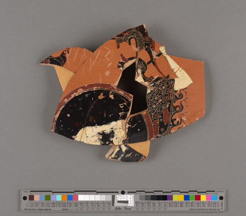 Attic Panathenaic Amphora Fragment (part of 81.AE.203.6.2)