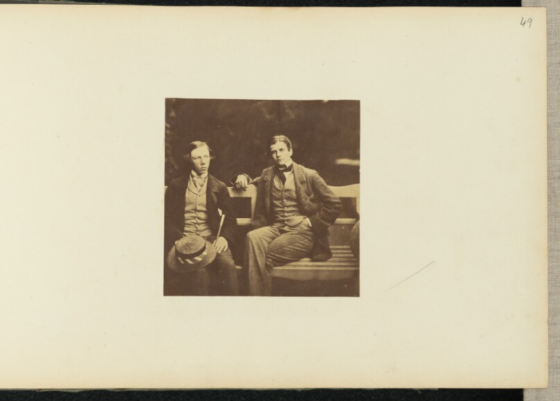 [Portrait of two men]