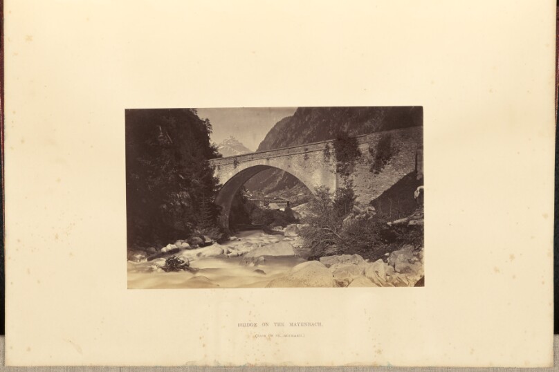 Bridge on the Mayenbach (Pass of St. Gothard)