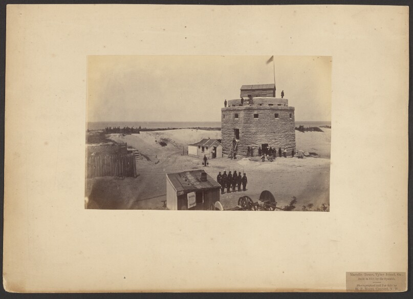 Martello Tower,Tybee Island, Georgia, Built in 1537, by the Spanish