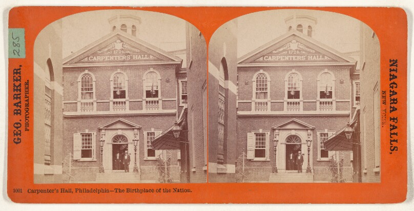 Carpenter's Hall, Philadelphia - The Birthplace of the Nation.