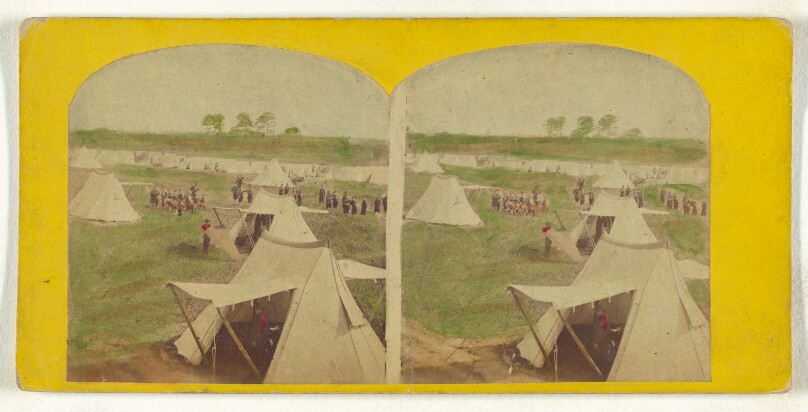 Camp Hamilton near Fortress Monroe, Virginia