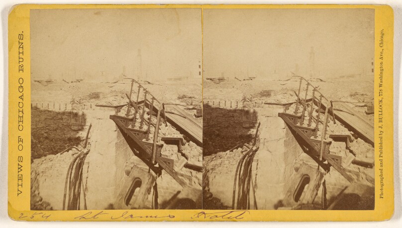 [St. James Hotel, Ruins of the Chicago Fire, 1871]