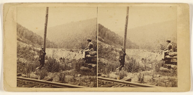 On the high grade above Altoona, looking accross [sic] Kittaning Point.