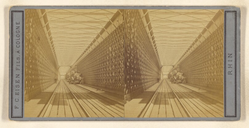 Rhin. [Interior of the iron bridge]