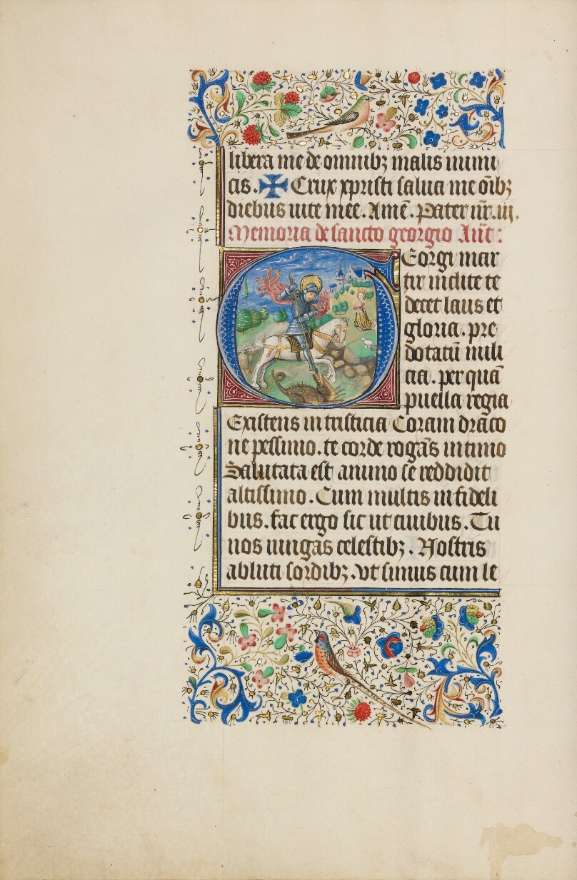 Initial G: Saint George and the Dragon