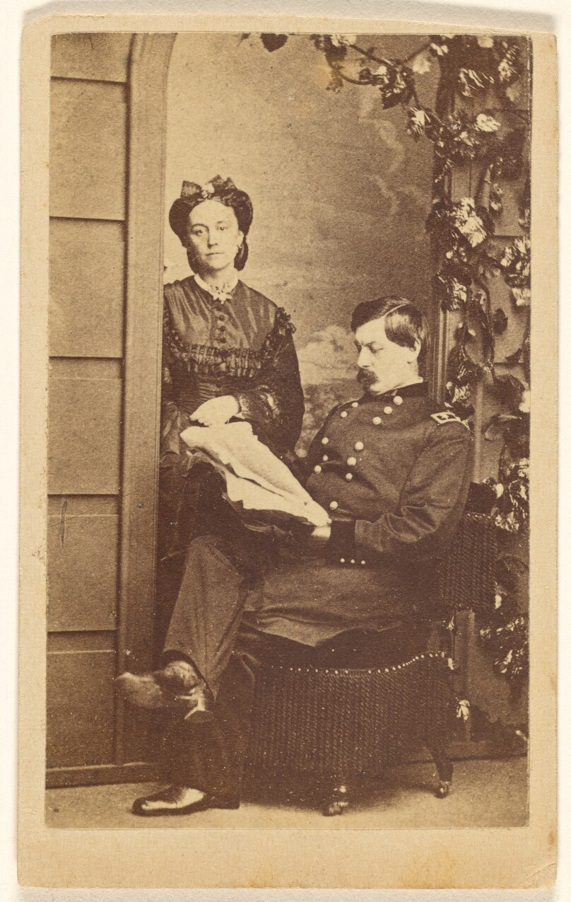 [General George Brinton] McClellan & wife.
