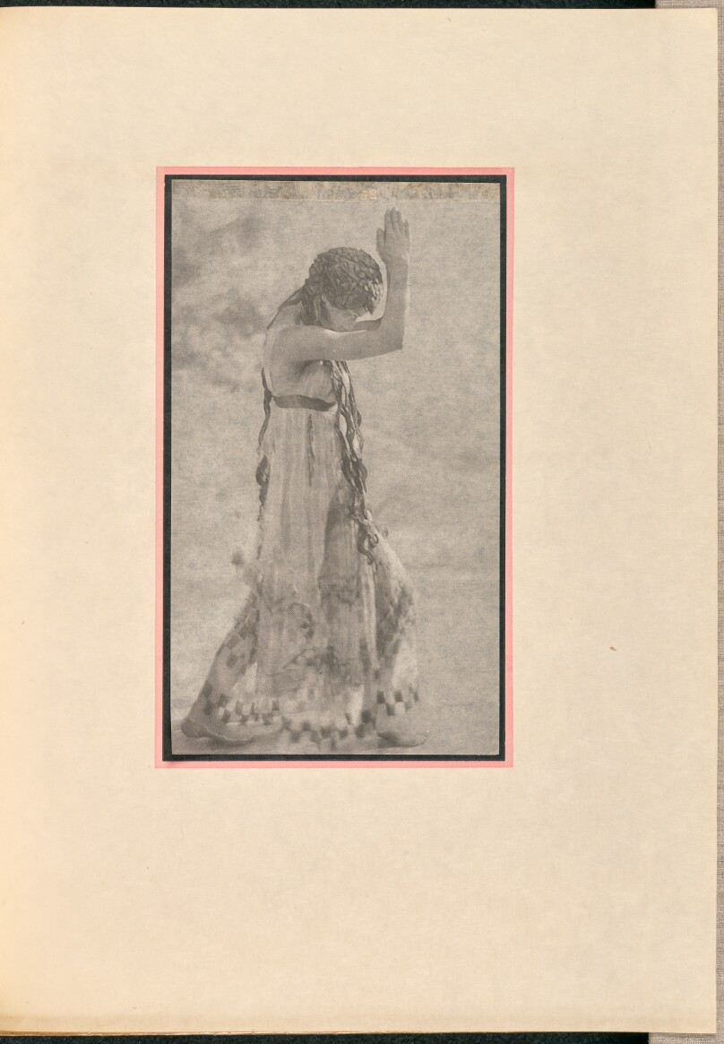 [Female dancer as a nymph, with clasped hands]