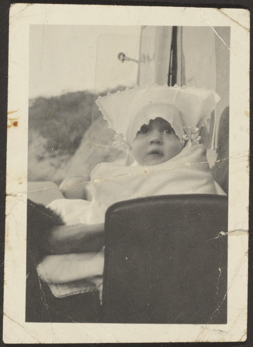 [Baby with Fancy Hat]