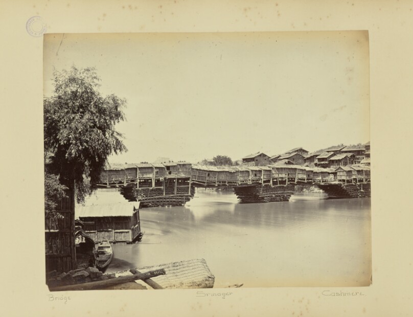 Bridge. Srinager. Cashmere