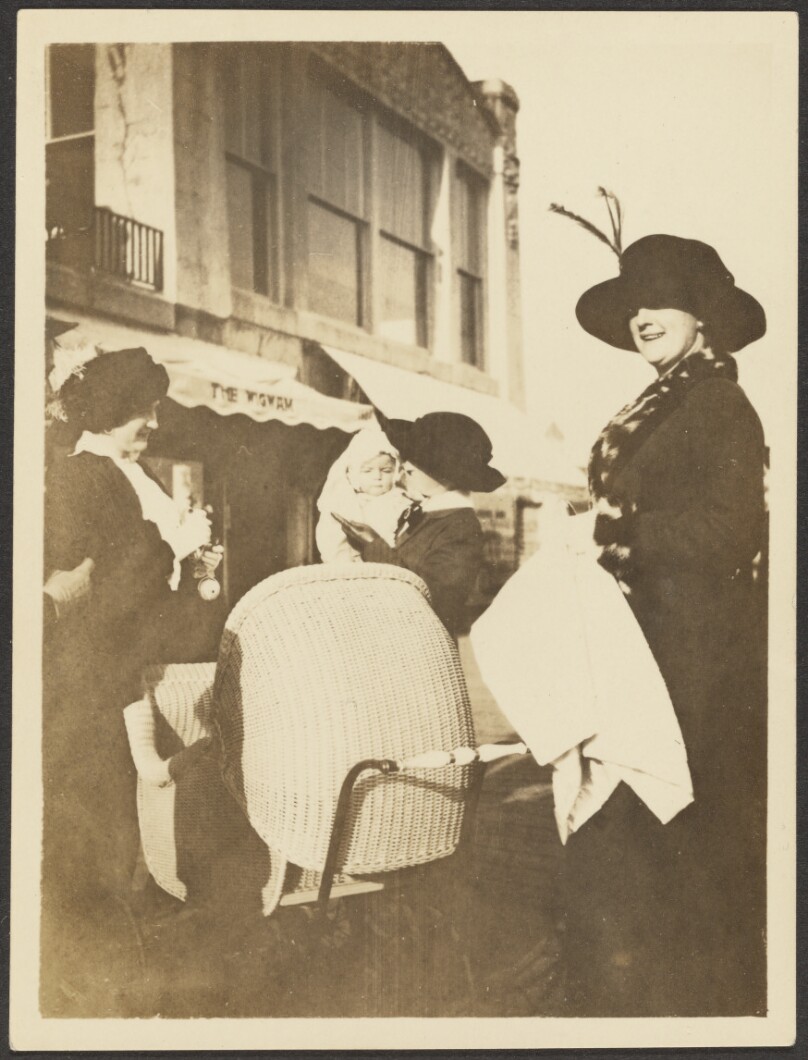 [Three women and a baby]