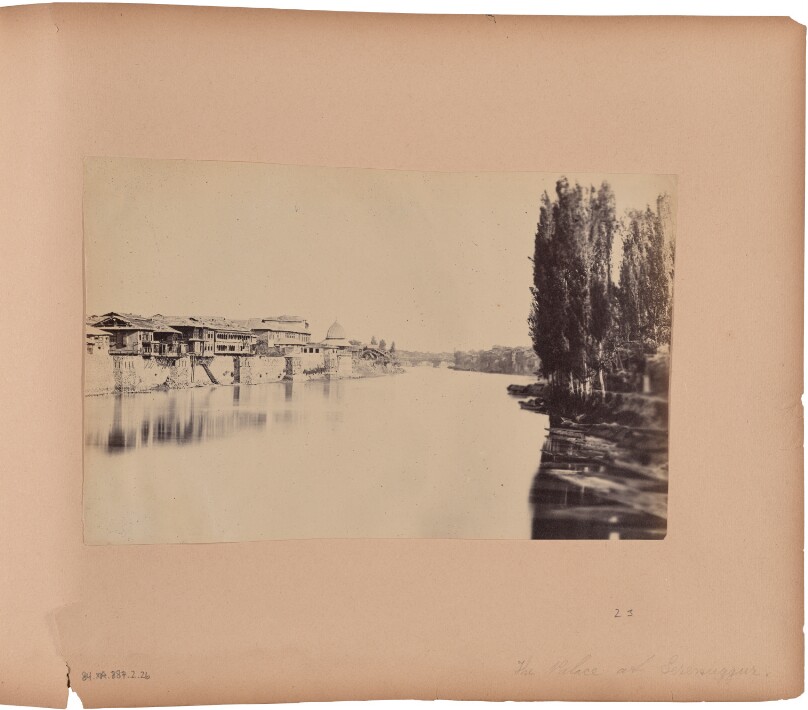 The Palace etc., from the 1st Bridge - Srinugur
