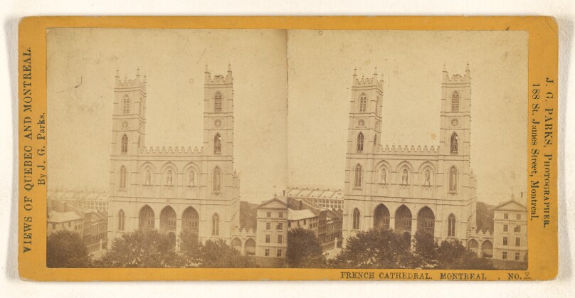French Cathedral. Montreal.