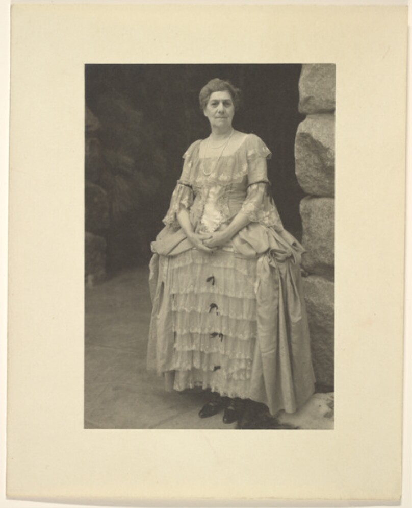 [Portrait of One of the Tresidder Women in Costume]